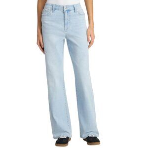 No Boundaries High Rise Baggy Wide Leg Jeans, 32'' Inseam, Women’s XXL (20)